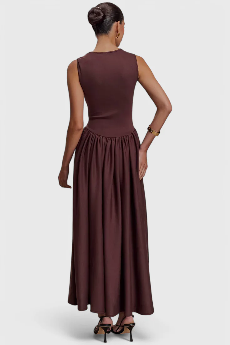 Verona Vestido Midi con Escote Cuadrado - Image 5