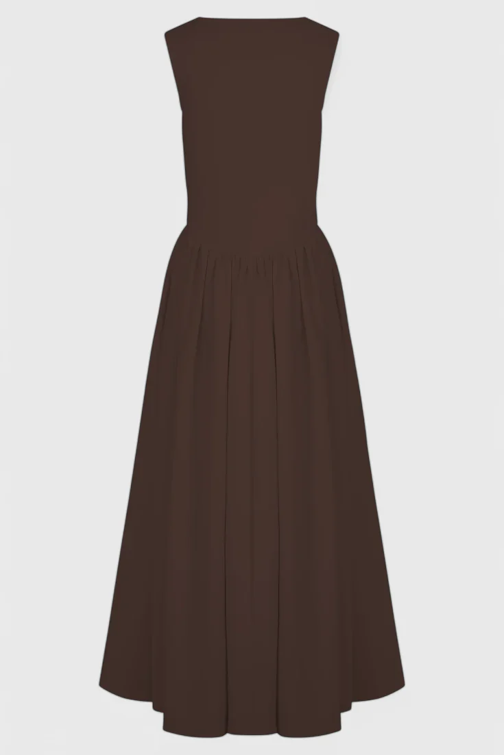Verona Vestido Midi con Escote Cuadrado - Image 7