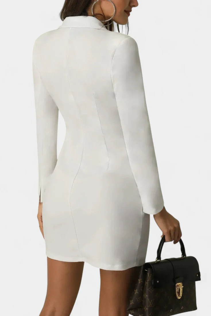 Heidi Vestido Blazer Doble Botonadura Elegante - Image 3