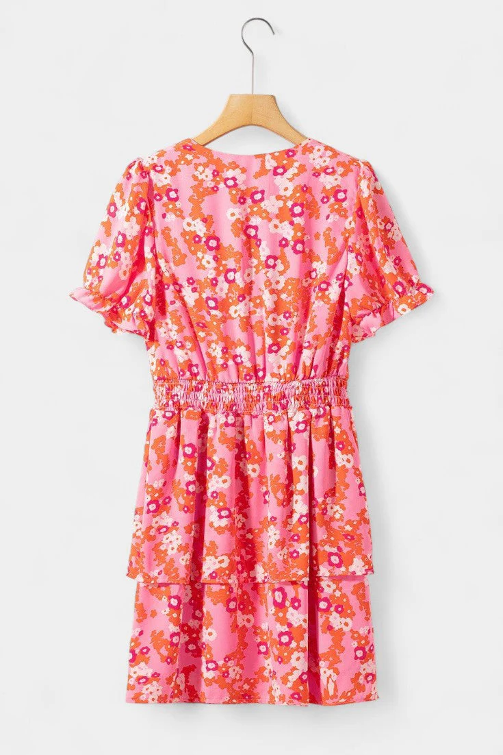 Kimberly Vestido Floral con Volantes con Escote en V - Image 6