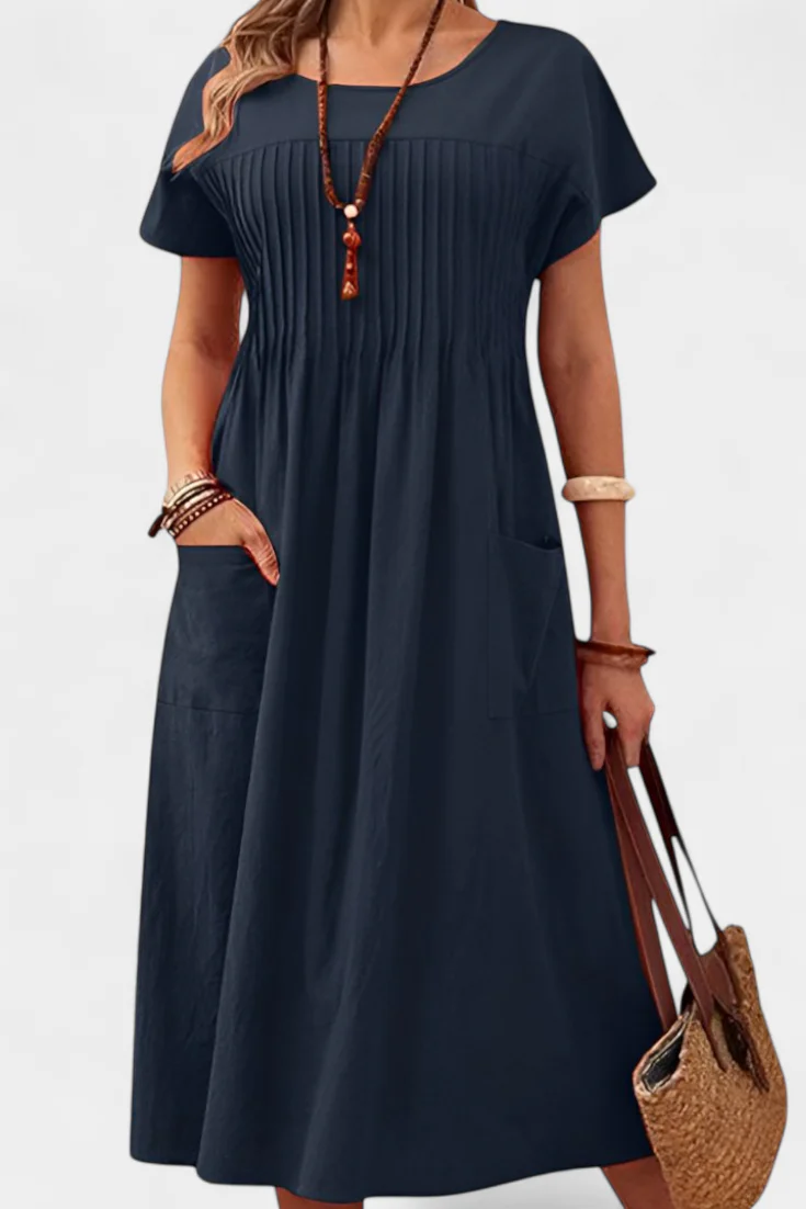 Lottie Vestido de Longitud Media con Bolsillos - Image 2