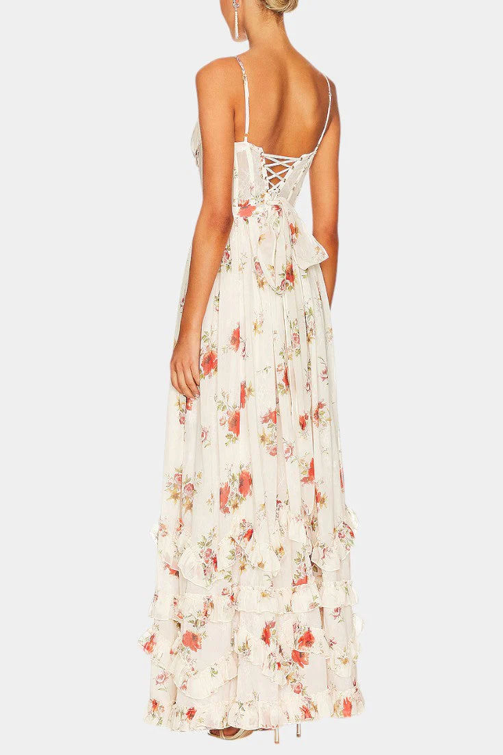 Luna Vestido Maxi Corsé Floral - Image 3