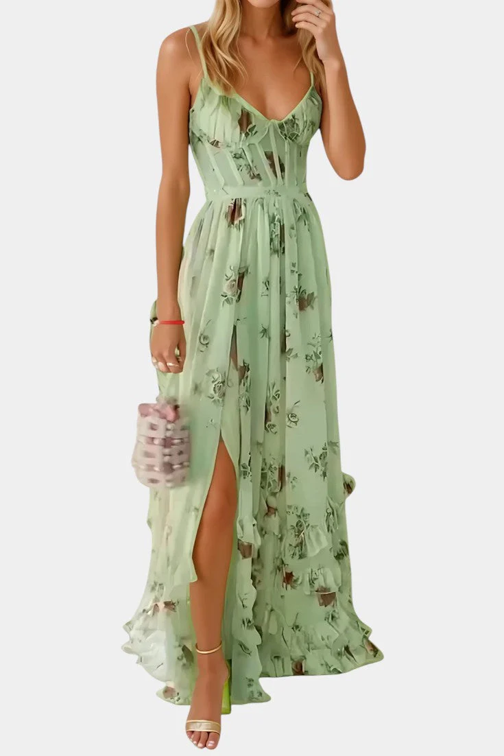 Luna Vestido Maxi Corsé Floral - Image 4