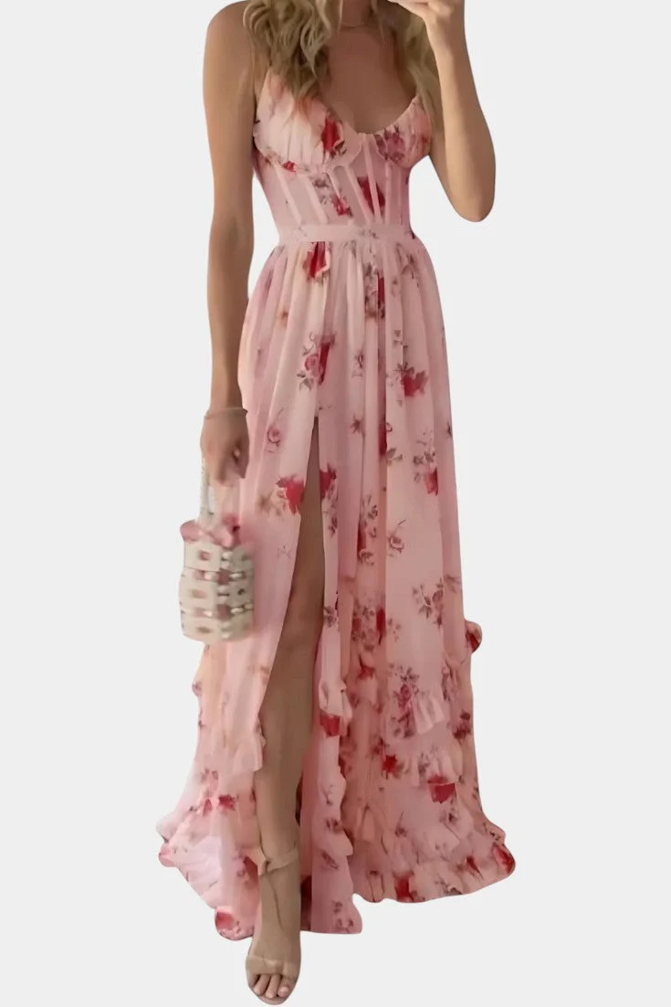 Luna Vestido Maxi Corsé Floral - Image 5
