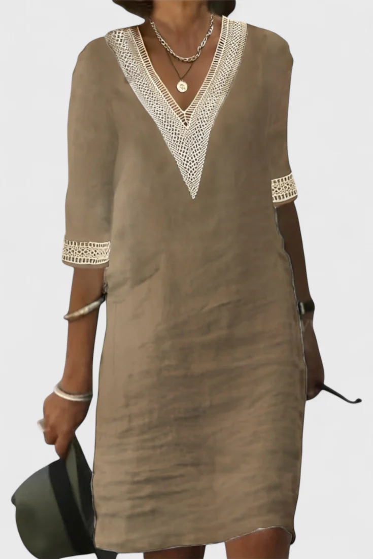 Malia Vestido Midi de Elegancia Casual - Image 4