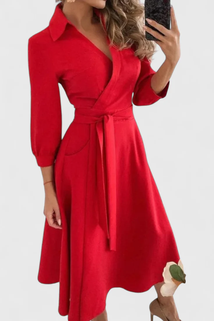 Nadja Vestido Midi Elegante - Image 3