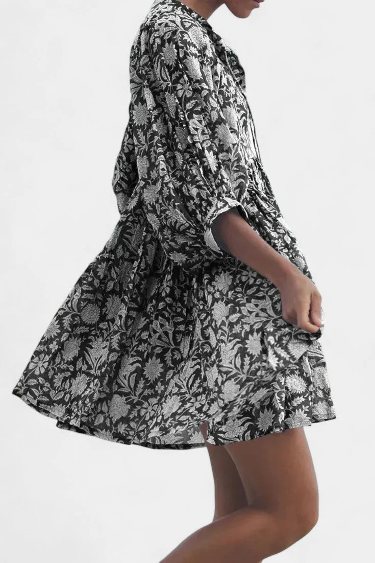 Daniela Vestido Mini Boho Floral - Image 6