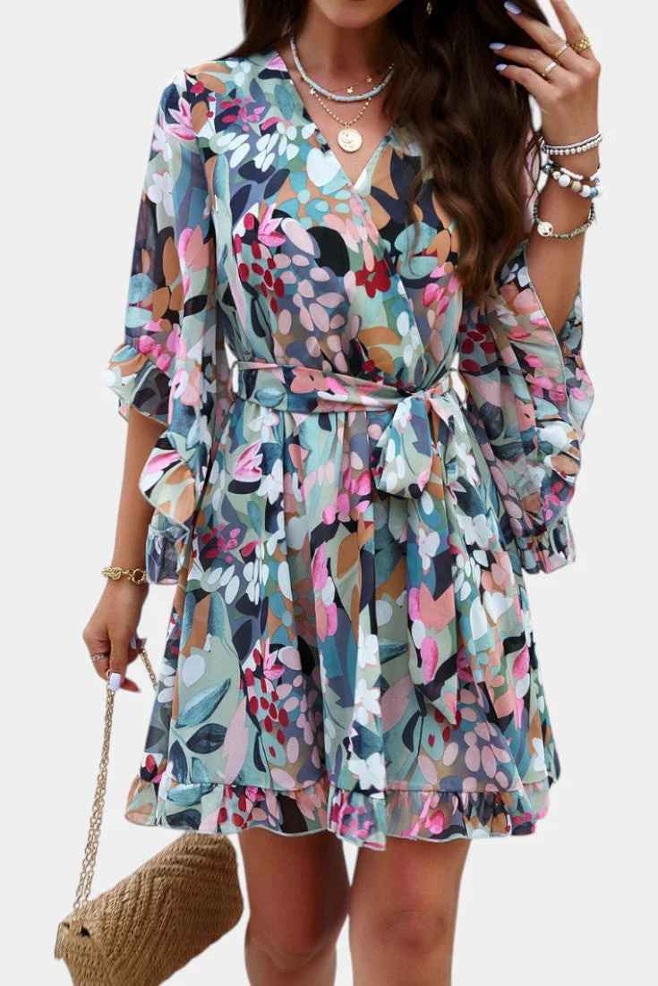 Besa Vestido Mini Floral Impreso - Image 3