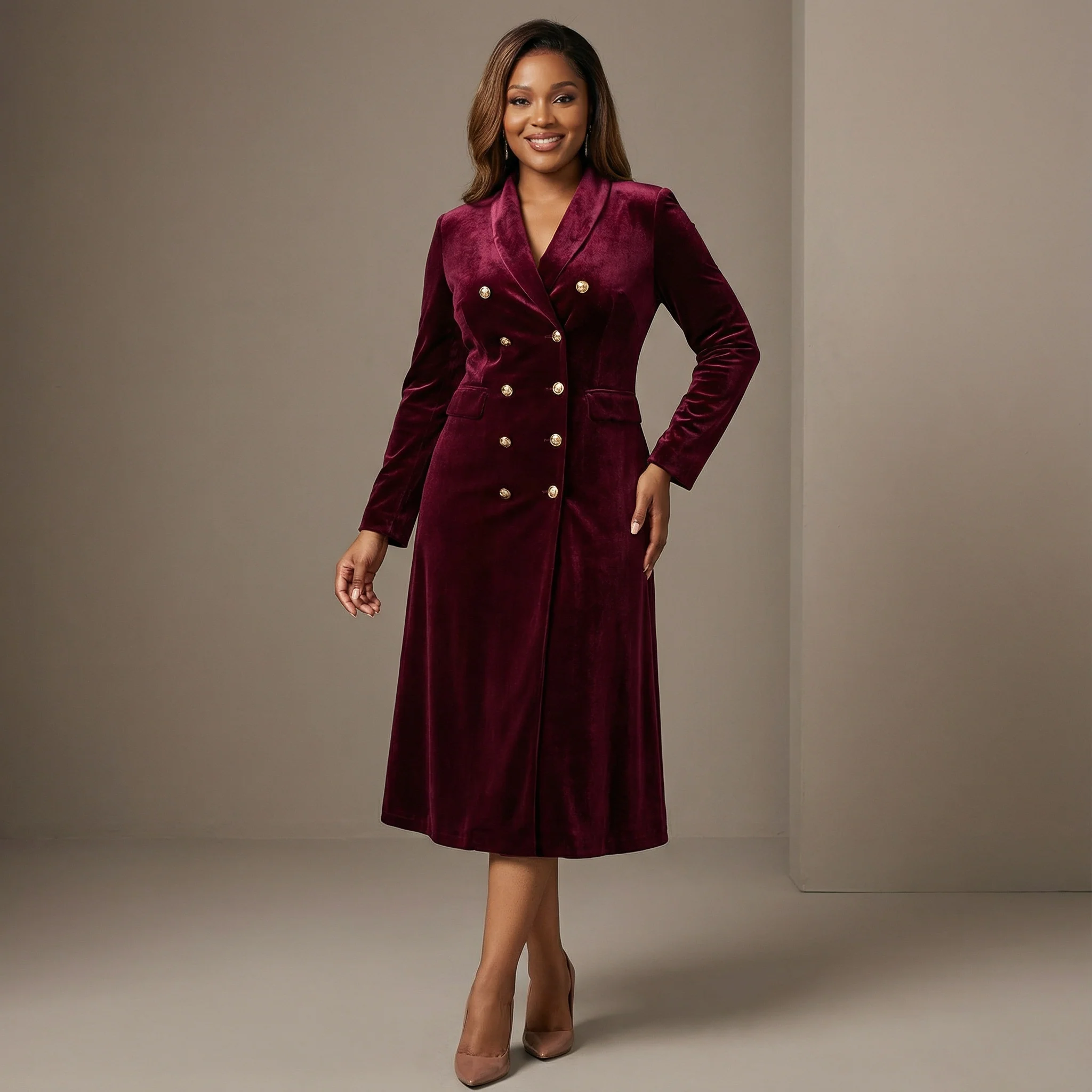 Yolanda - Vestido Blazer elegante