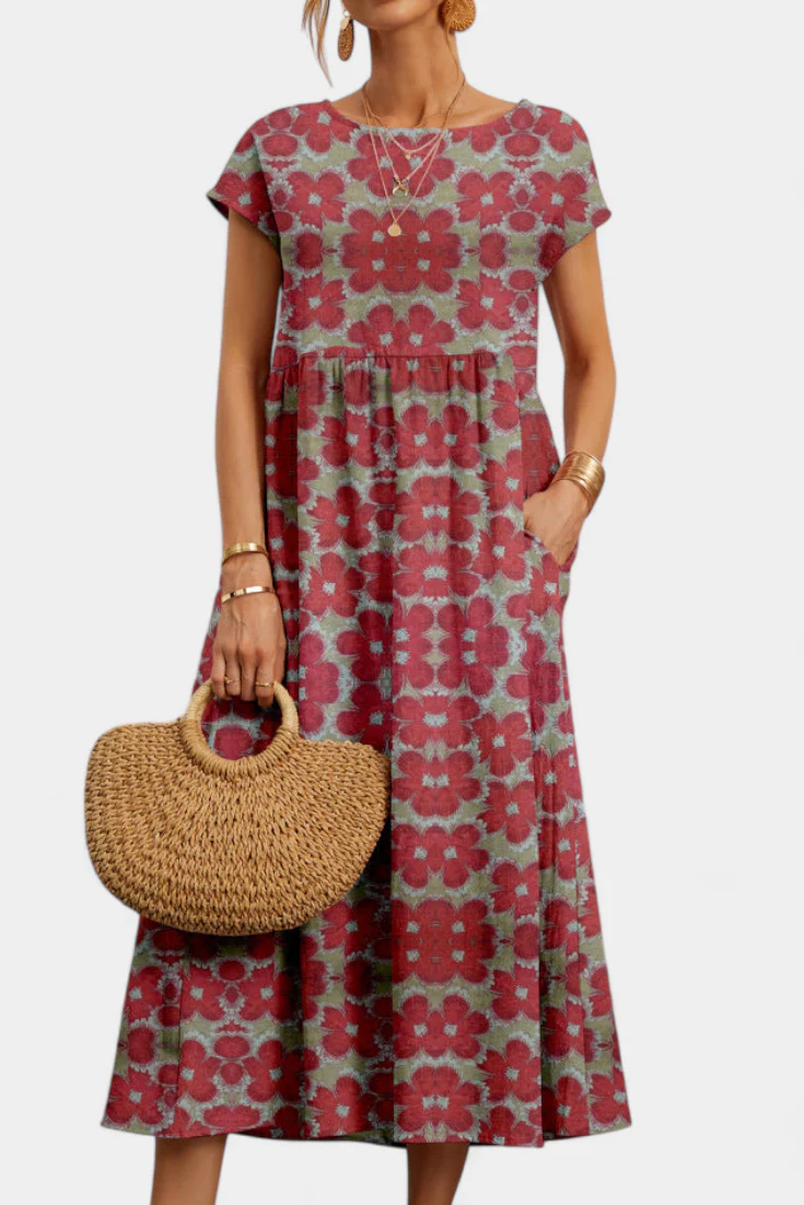Yuridia Vestido Floral Chic con Silueta Fluida - Image 2