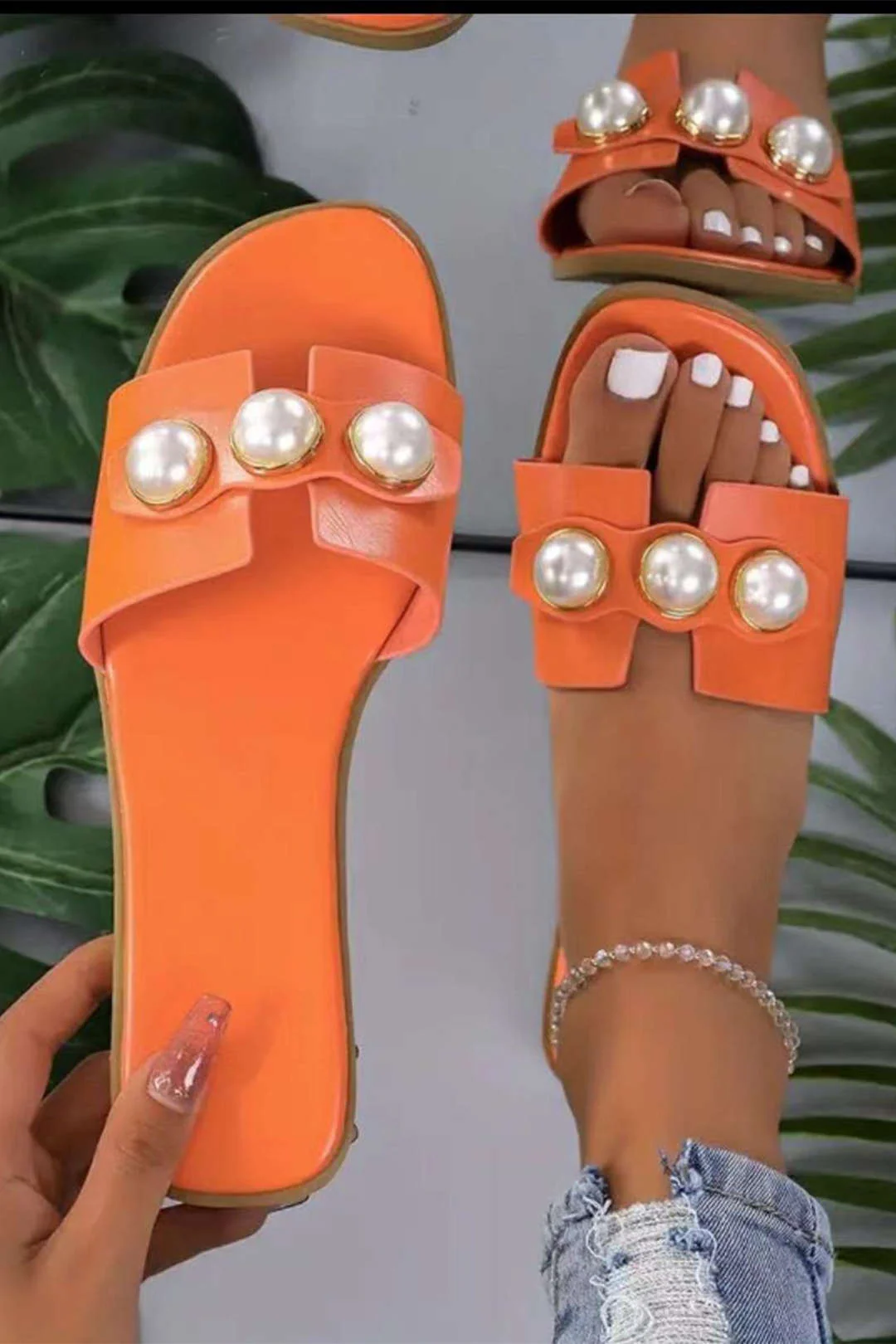 Zapatillas Planas de Perlas - Image 5