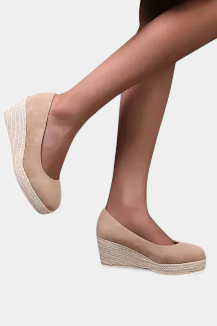 Laupa Zapatos de Plataforma con Suela Trenzada Estilo Espadrille - Image 4
