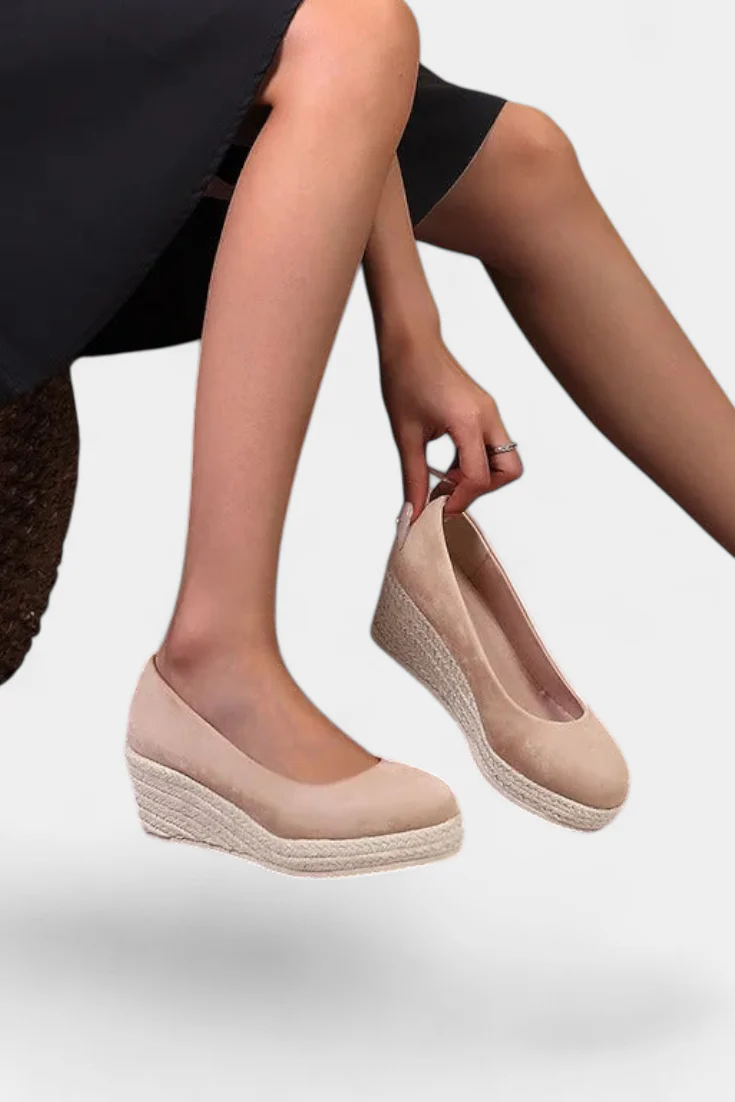 Laupa Zapatos de Plataforma con Suela Trenzada Estilo Espadrille - Image 5
