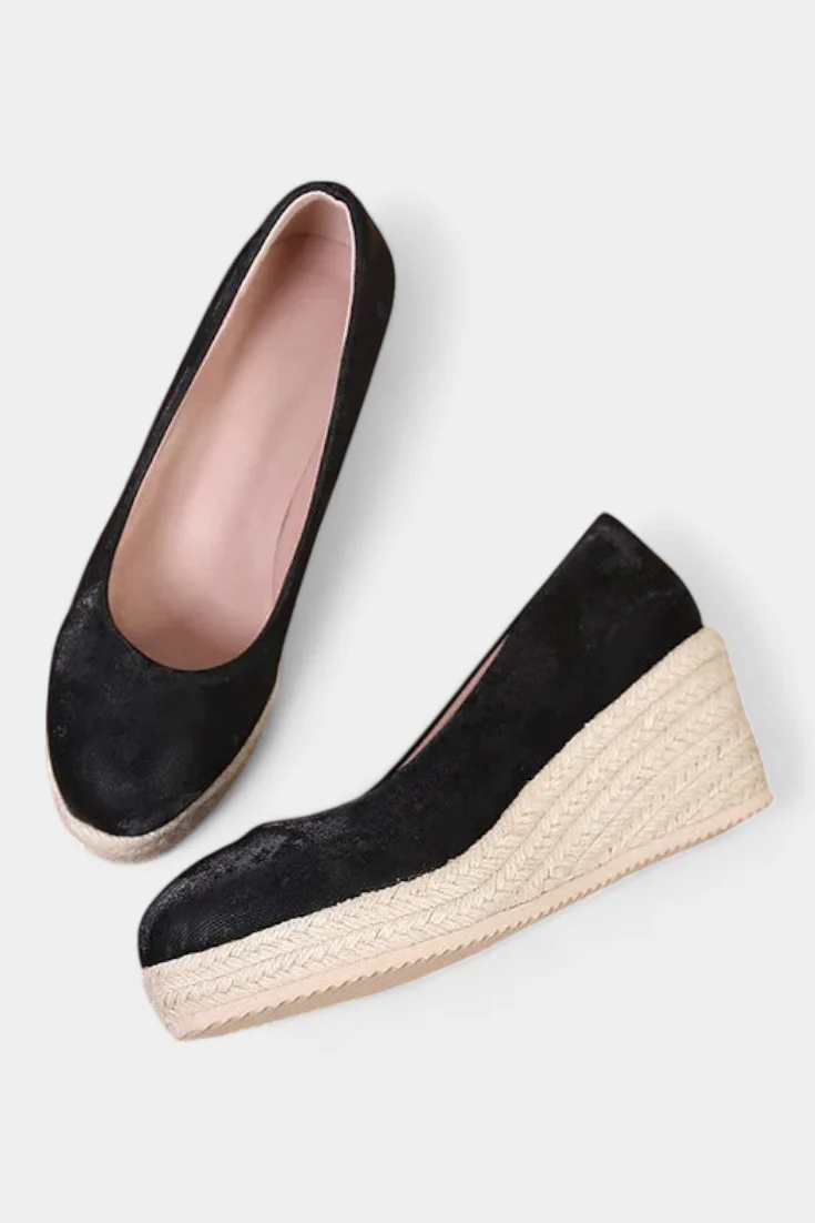 Laupa Zapatos de Plataforma con Suela Trenzada Estilo Espadrille - Image 6