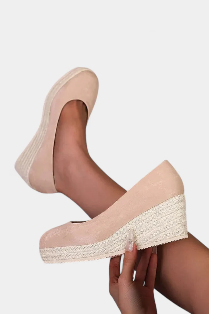 Laupa Zapatos de Plataforma con Suela Trenzada Estilo Espadrille - Image 7