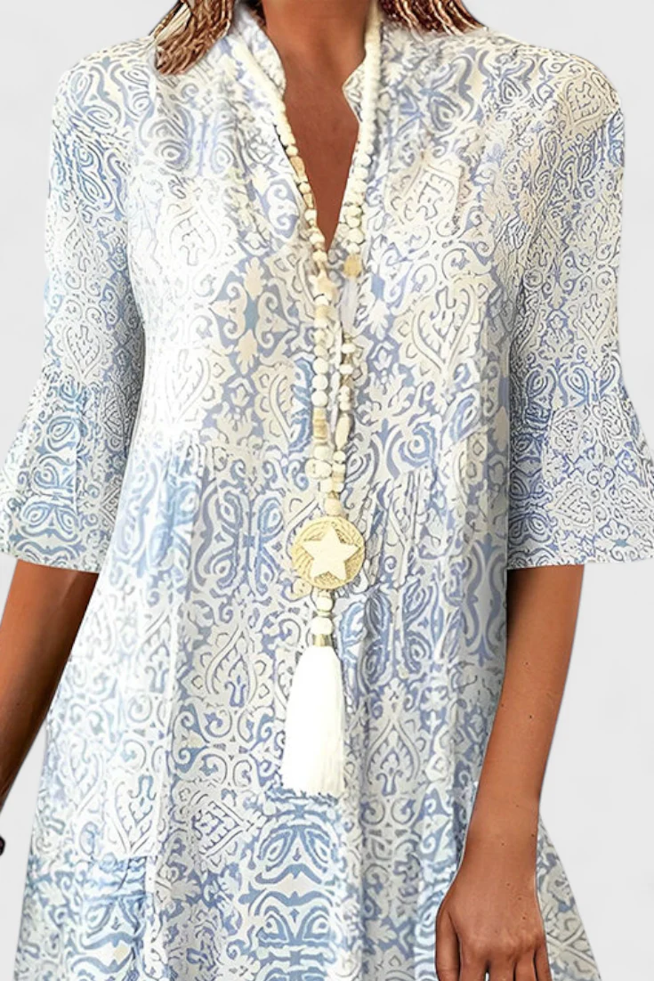 Zarahilde Vestido Elegante con Estampado Sofisticado - Image 2